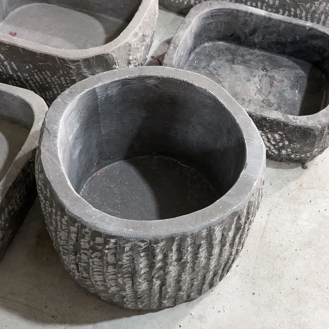 石头天然石头花盆