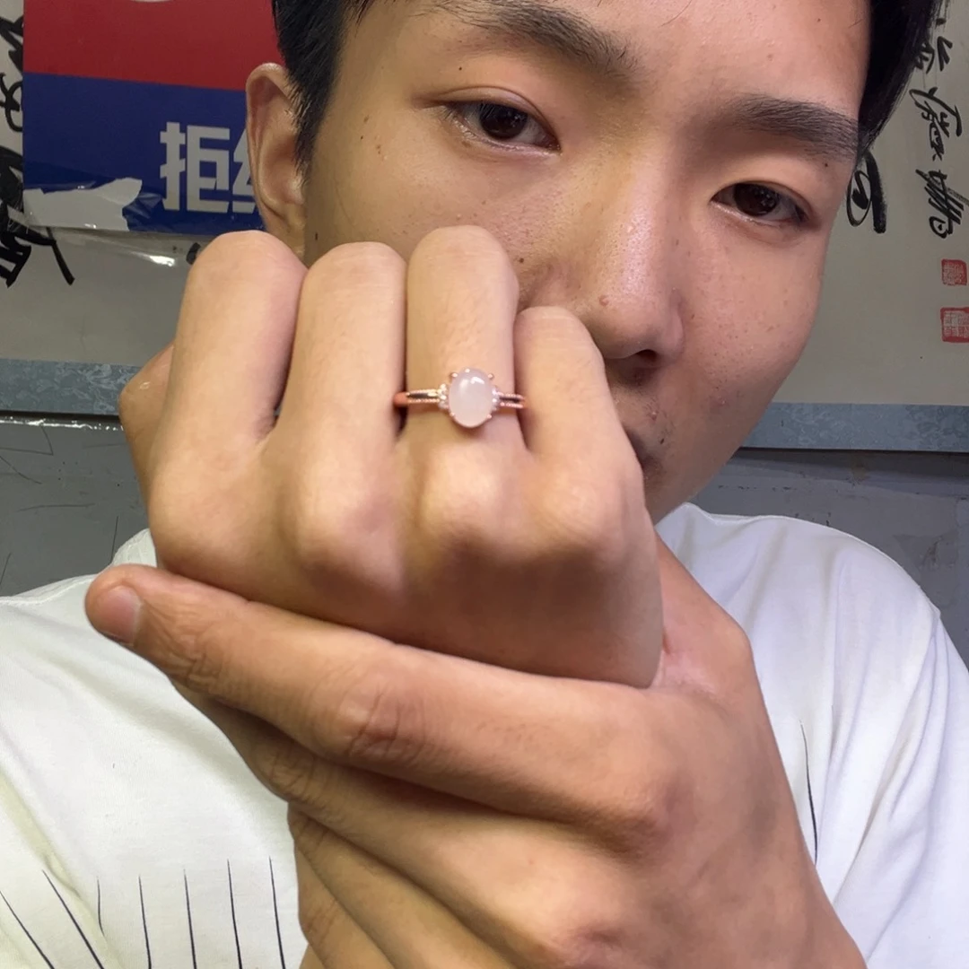 和田玉未镶嵌颈饰多样性羊脂玉戒指