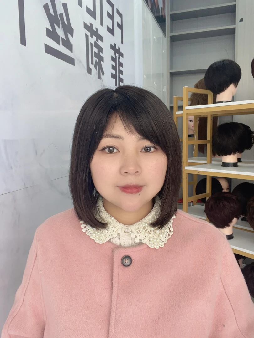 10号加长版波波头全真发手工钩织可烫染