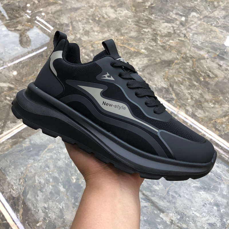 鞋子男百搭春季休闲时尚男鞋软底轻便户外运动鞋男士潮流稳跑鞋男