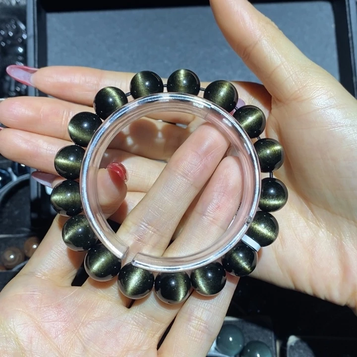 黑曜岩手链未镶嵌阿***x