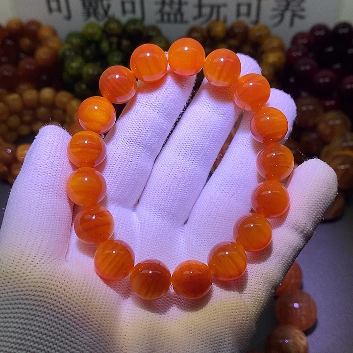 松木（琥珀木）手串/手链1.3 包浆高货