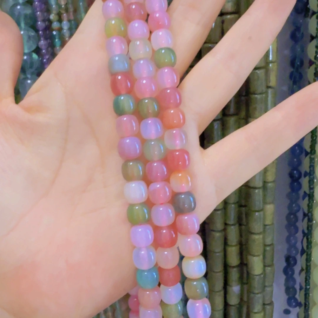 查罗石合金珠宝半成品卡8墩墩一条