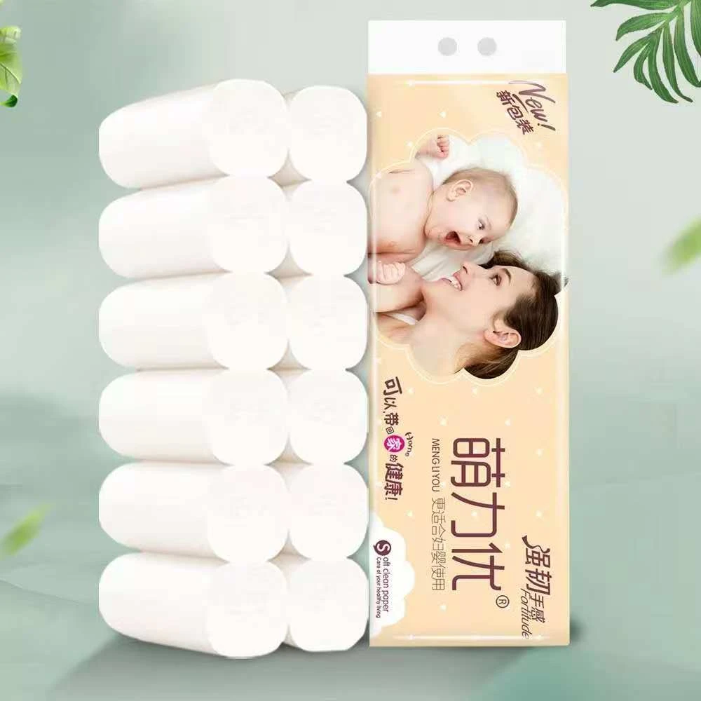 萌力优5斤加长款女用卷纸