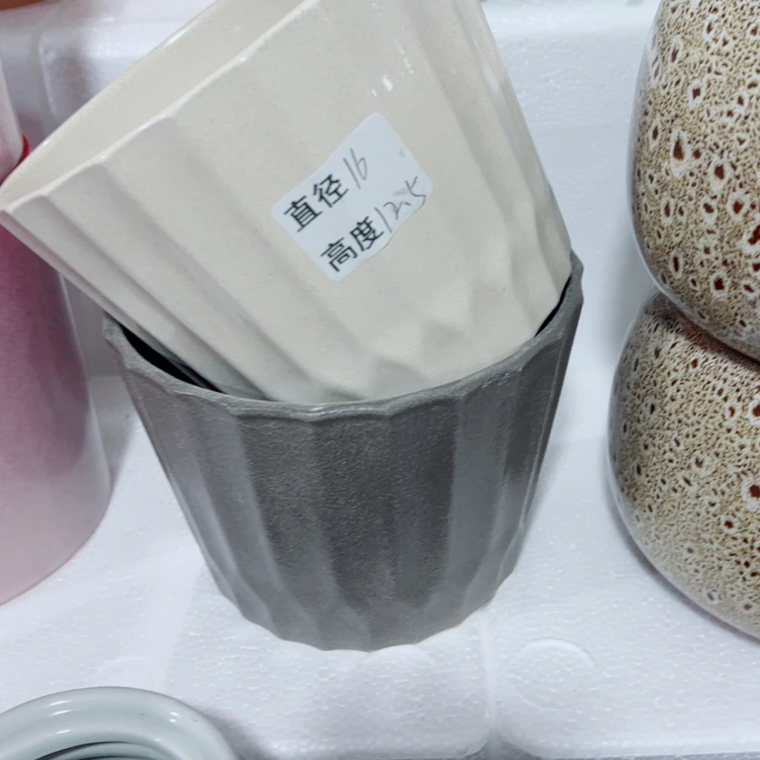 有孔，陶瓷花盆满10米包邮发货