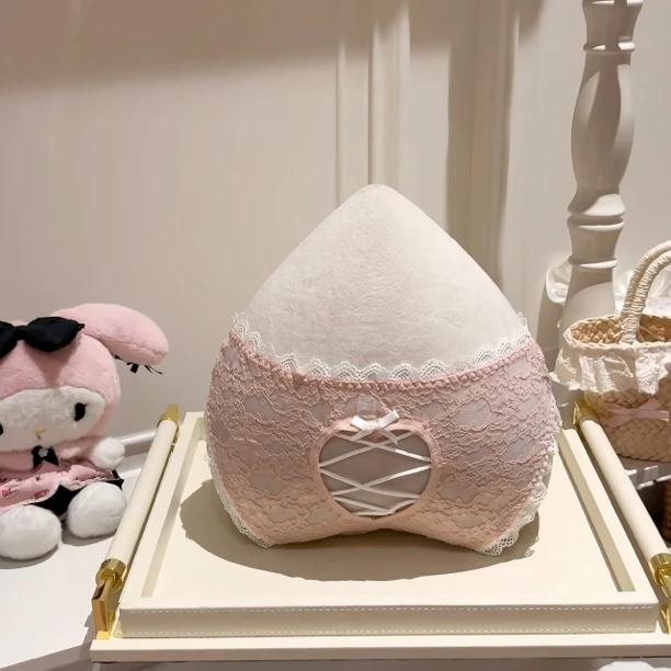 「LA」Paula·软控原理丨欲焰系列*蕾丝绑带爱心刺绣蝴蝶结女内裤