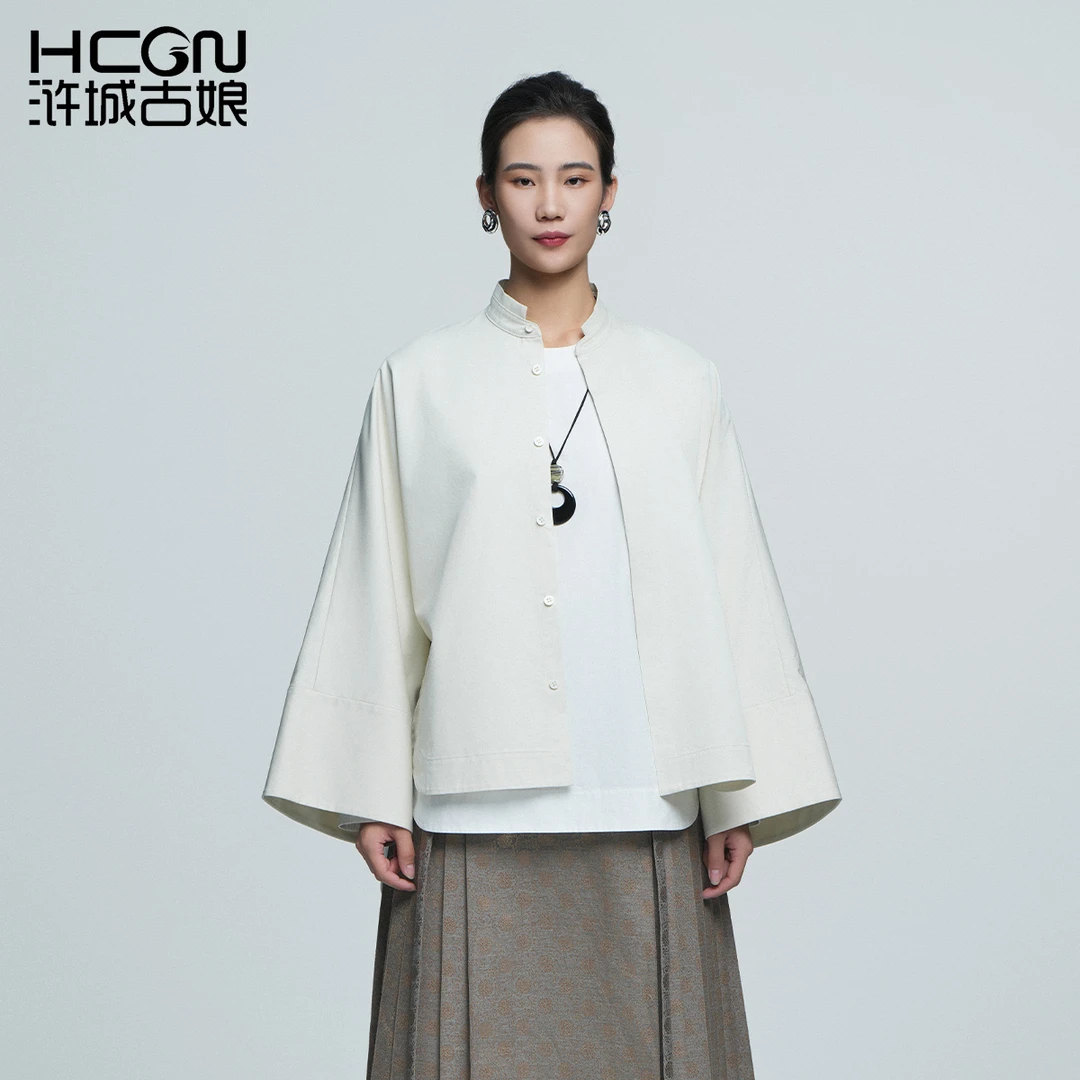 国风立领宽松轻奢高级小众女装百搭气质早春百搭上衣外套GDC71320