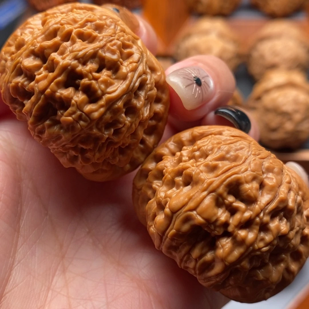 把件文玩核桃41尺寸白狮子