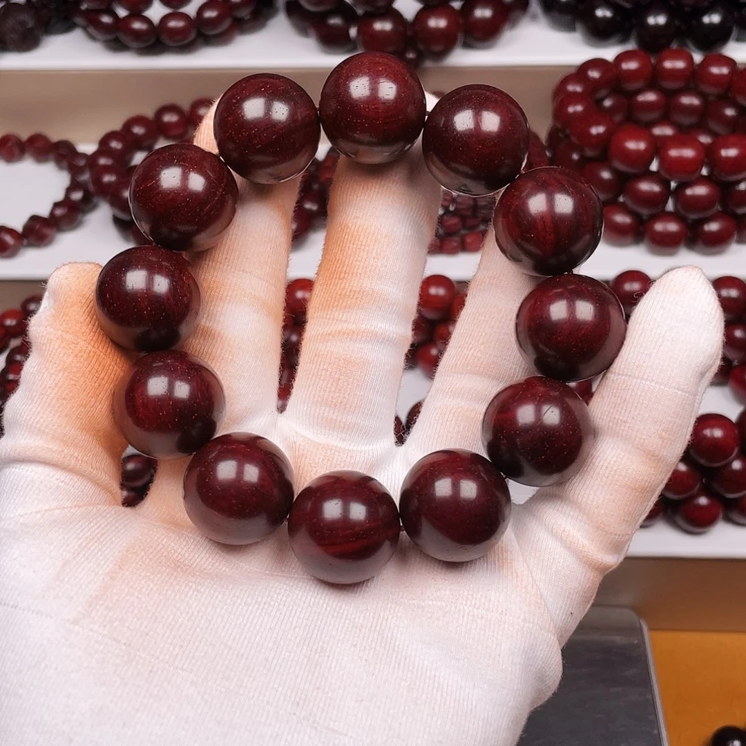 ****生小叶紫檀手串/手链原汁原味2.0多金星