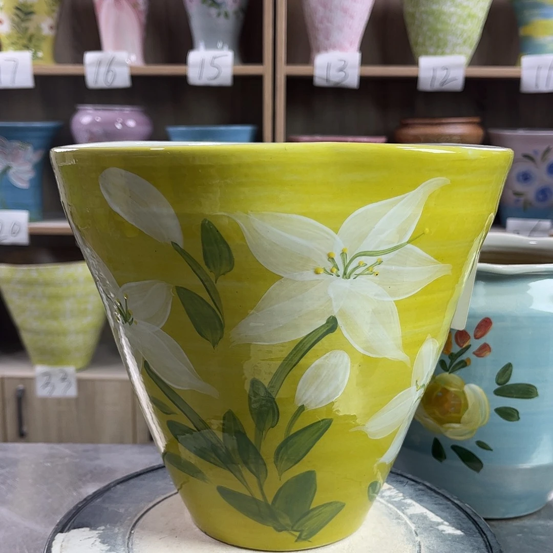 景德镇陶瓷花盆花盆