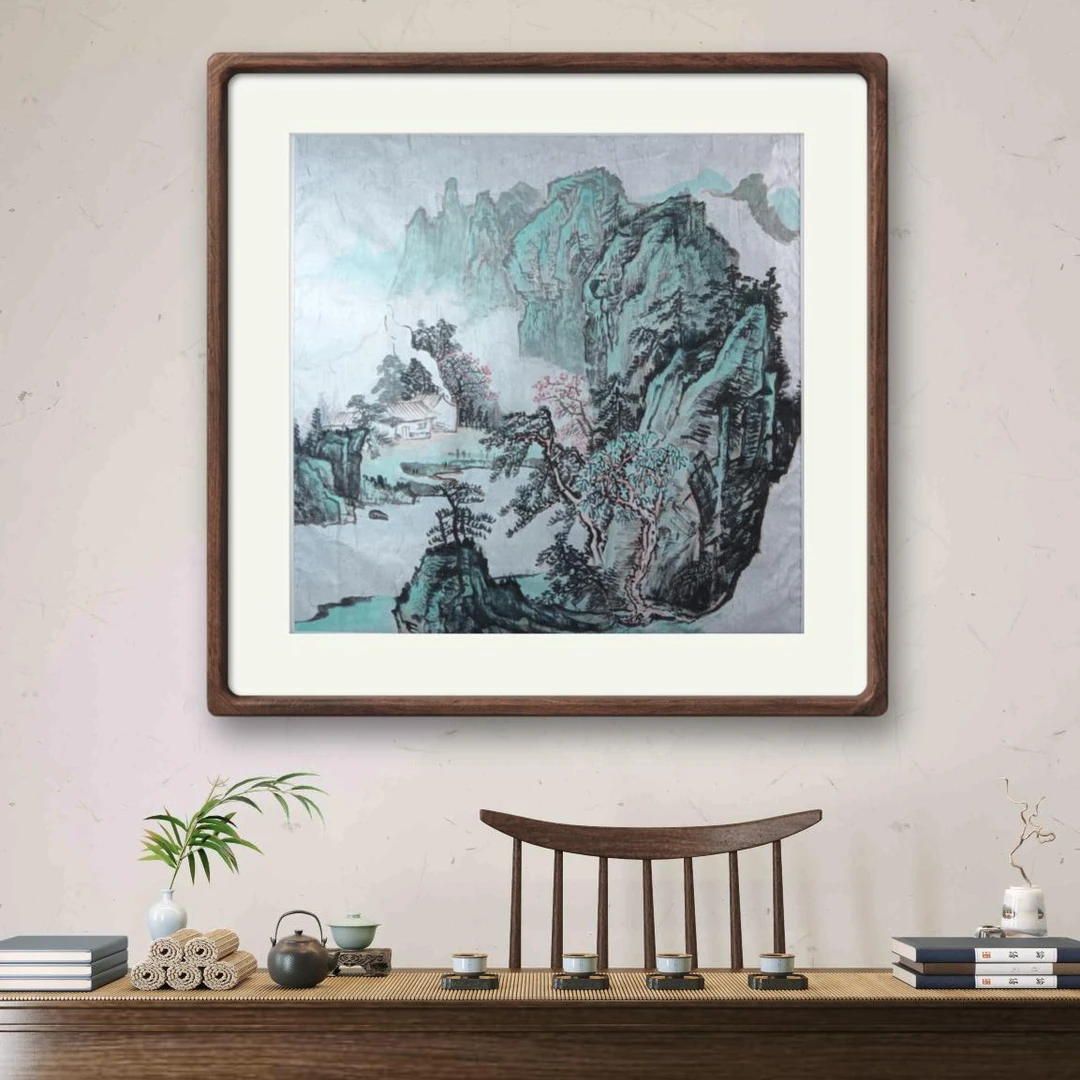 《青山绿水》家居装饰画  画芯 不带框发货