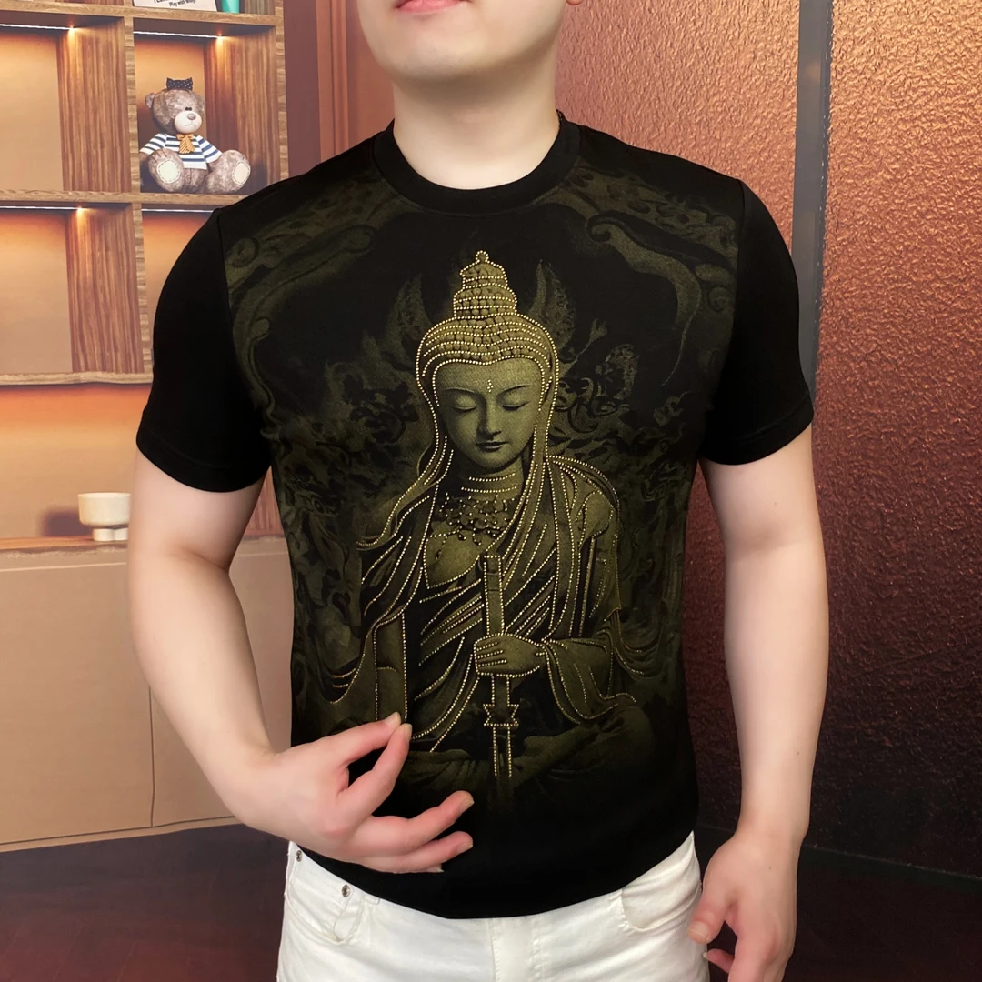 《梵音》2025夏季男士圆领T恤C-60