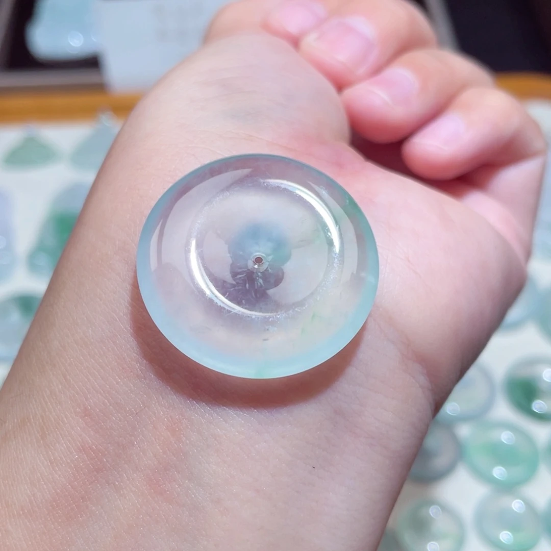 颈饰未镶嵌翡翠扣子