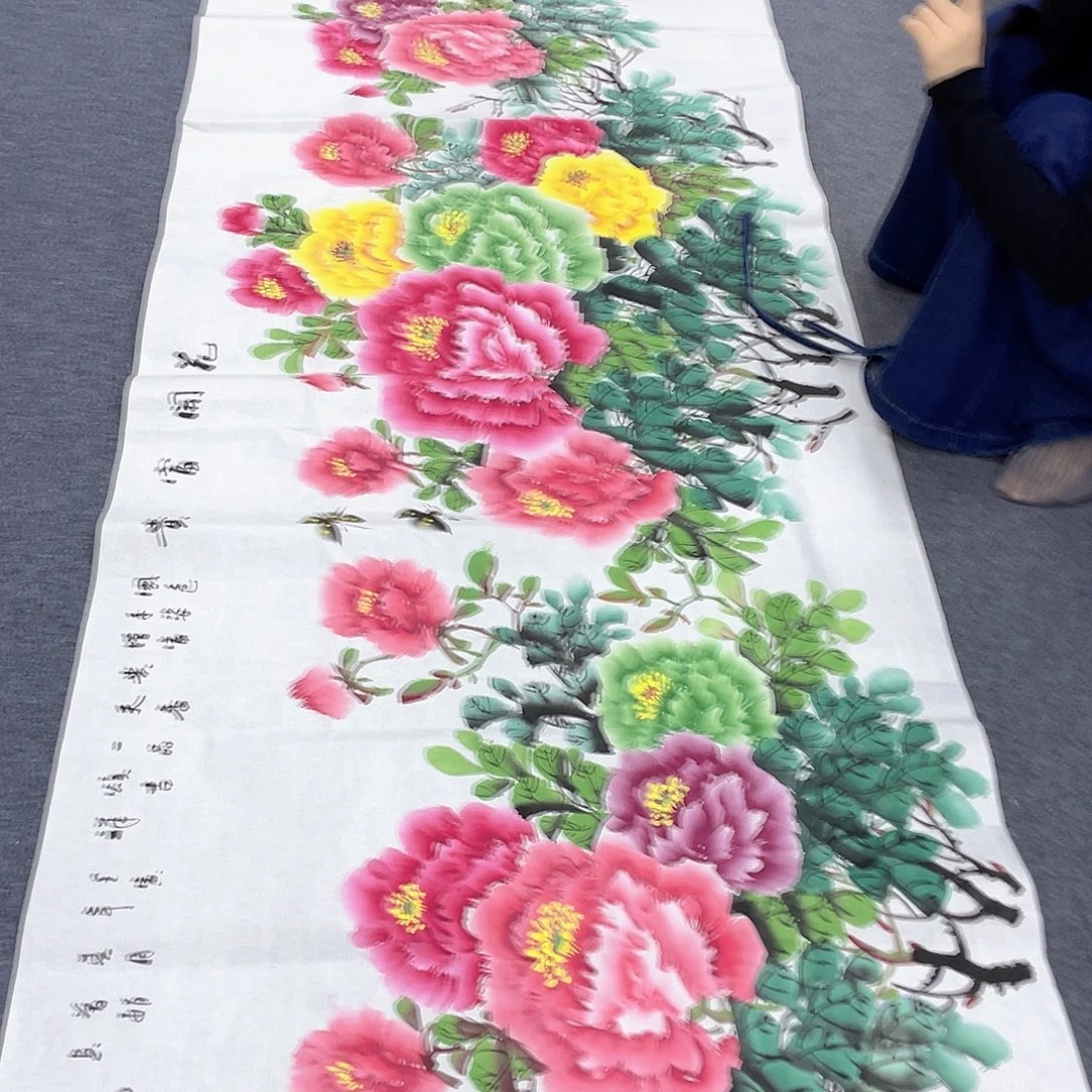国画作品小姐姐放漏…