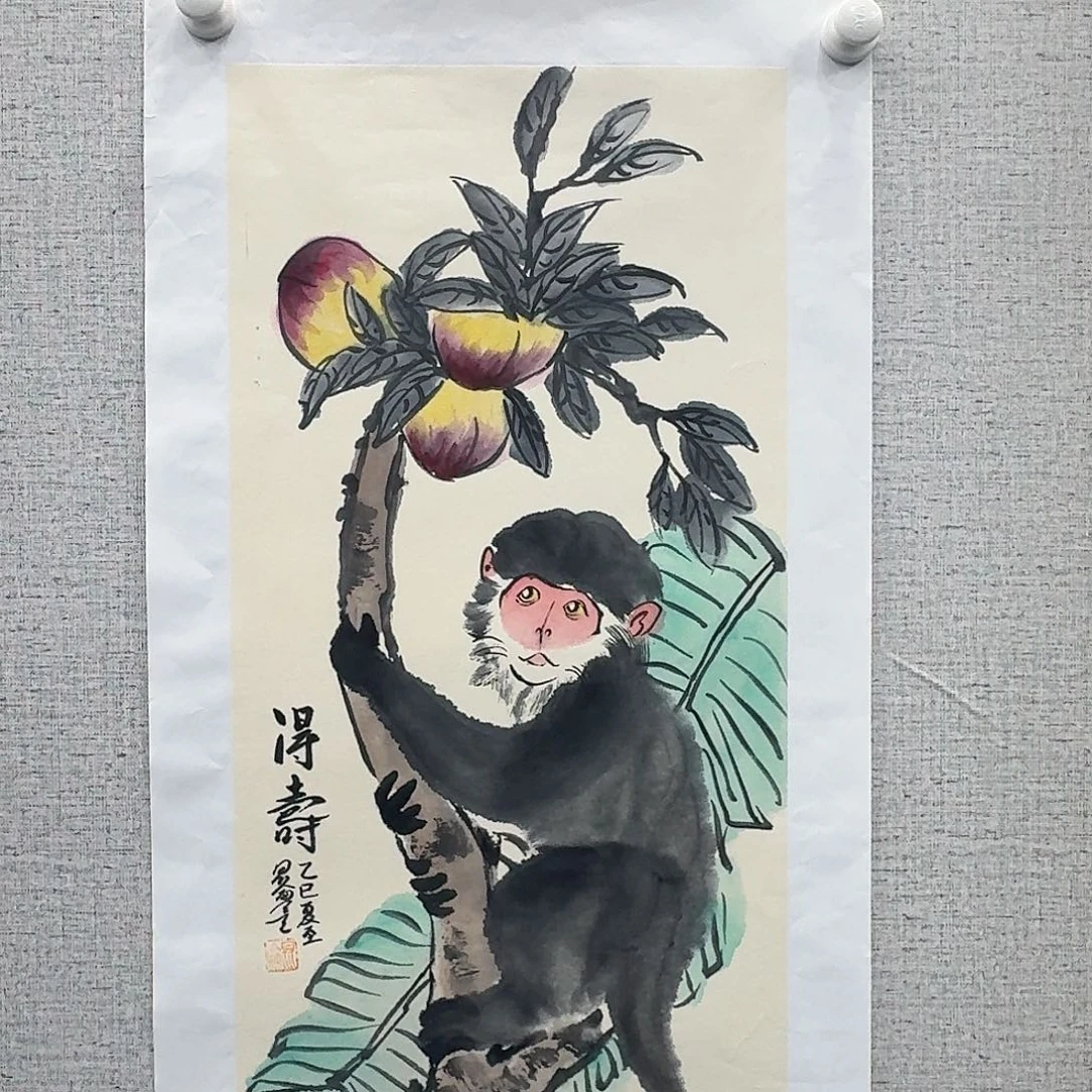 国画国画亲笔手绘原创