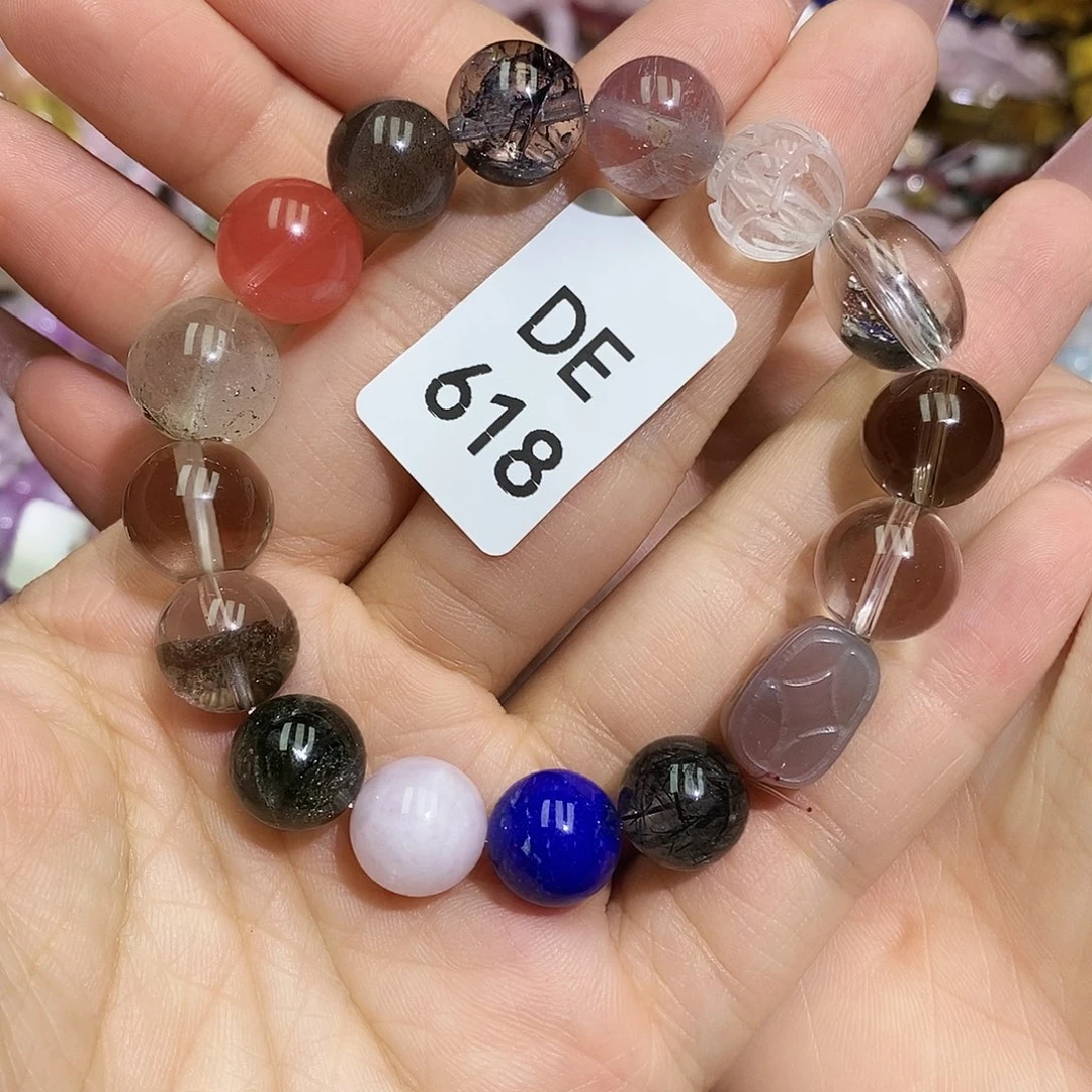 水晶手链未镶嵌多样性发一