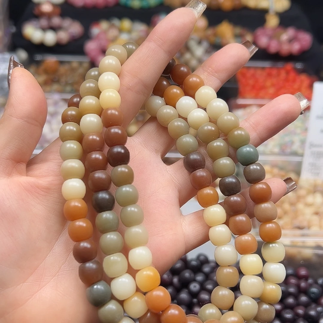 菩提根/象牙果手串卡9多宝酒桶110颗1条