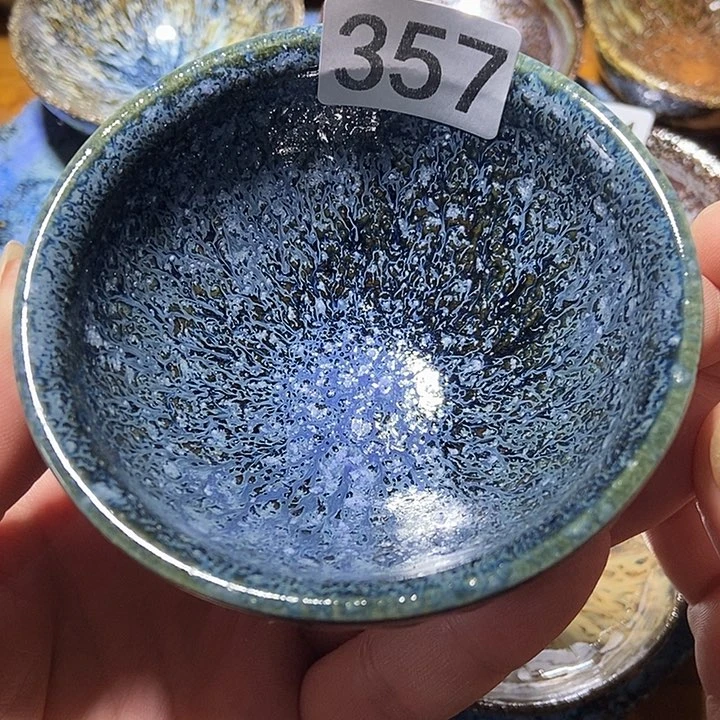 茶盏龙窑柴烧柴烧落灰