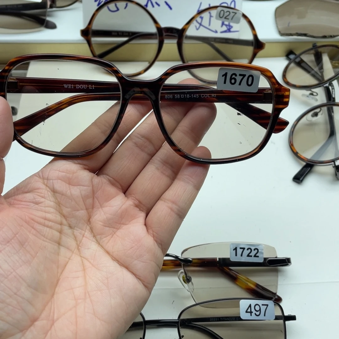 茶水晶全框眼镜 1670