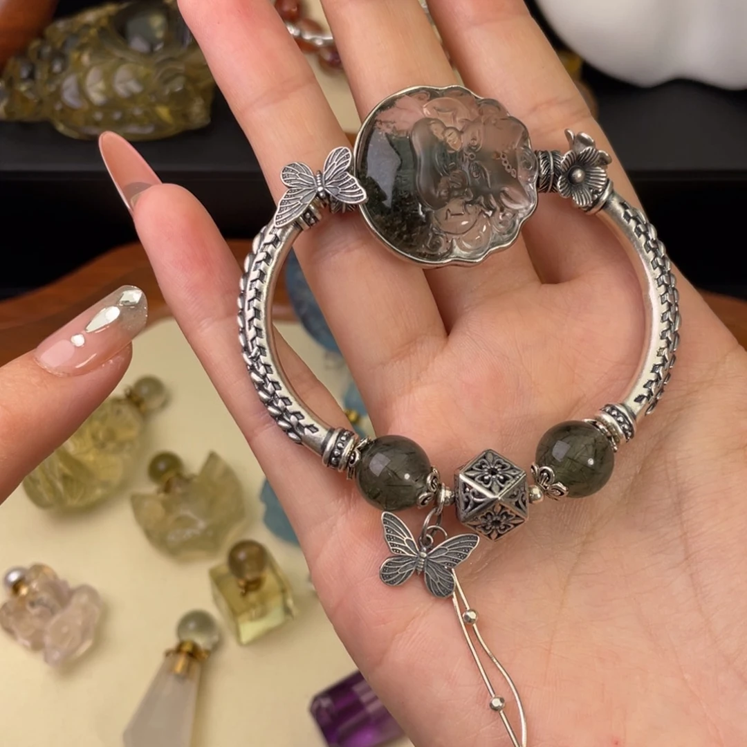 未镶嵌颈饰水晶喵****o天然水晶吊坠157