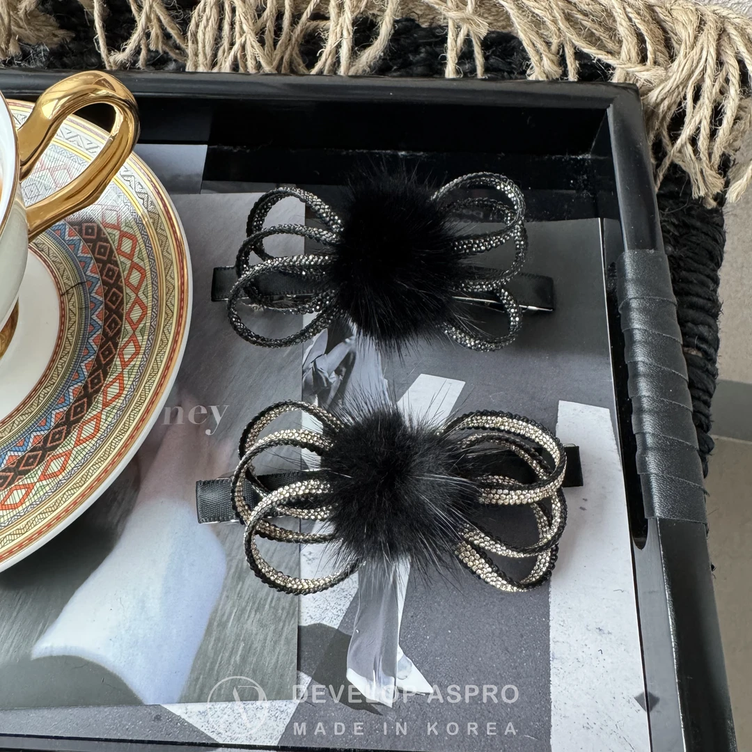 【现货】韩国新款上新发夹正品爆款减龄洋气弹簧夹XP137