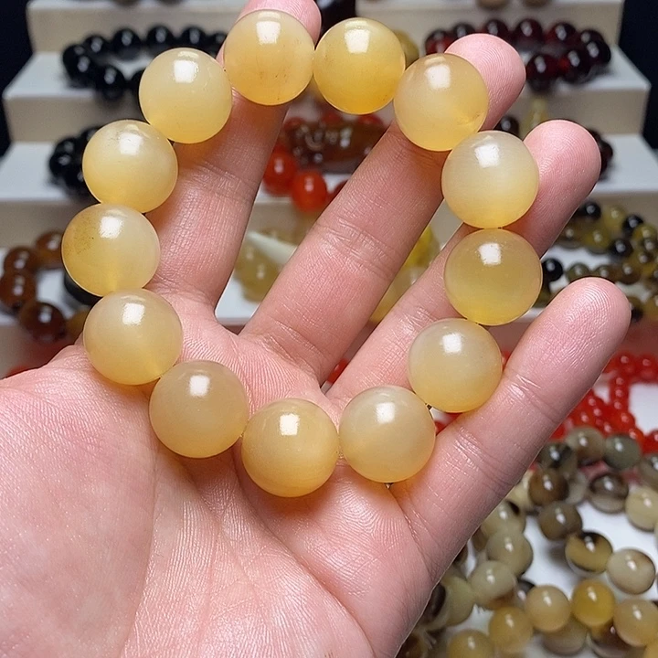 守***华石英石纯铜羊角串