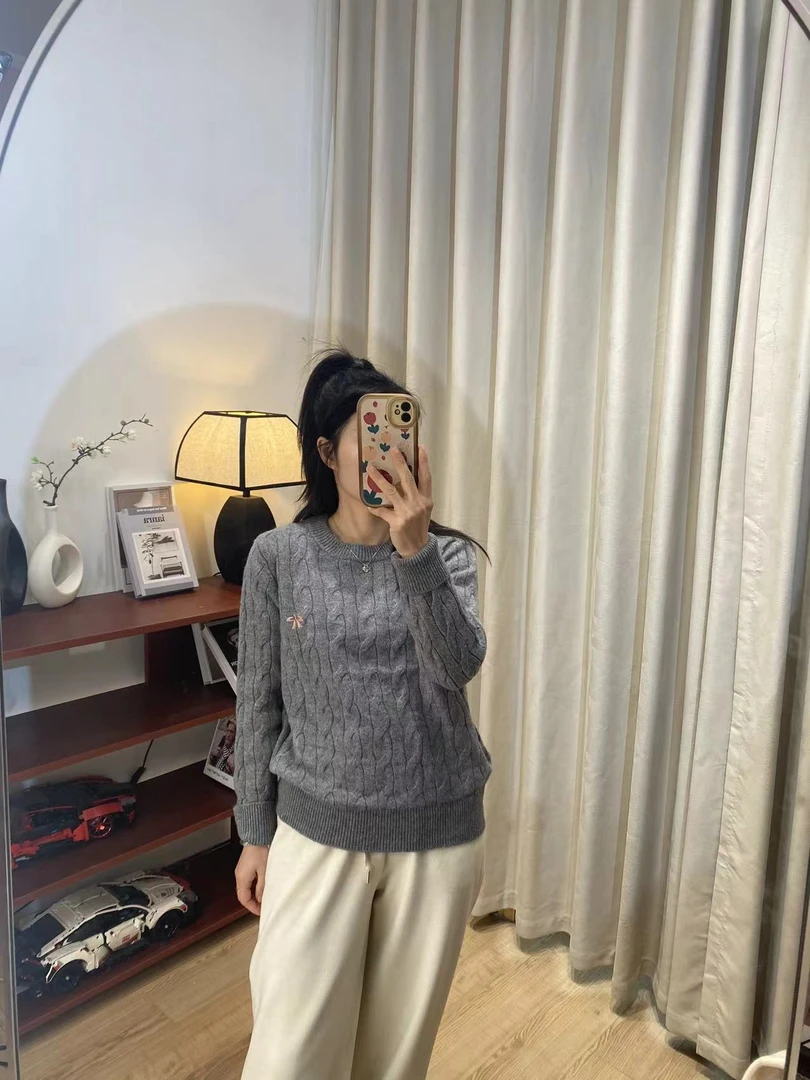 【有去无回】清货！捡漏！【No退No换】圆领羊毛混纺毛衣（不可机洗）