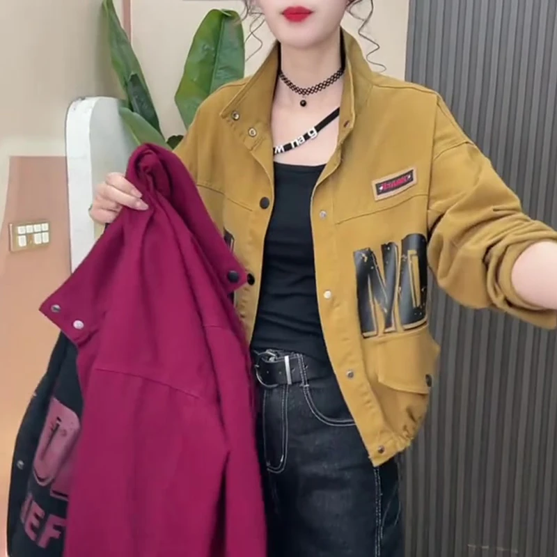 设计感短款牛仔外套女2025春季新款时尚洋气宽松显瘦复古网红上衣