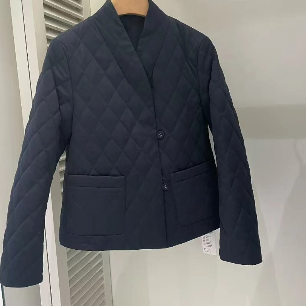 女单排扣英伦风短款冬款短外套上衣百搭02729