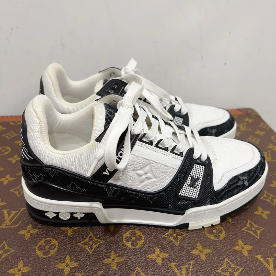 99新 LV Trainer鞋 尺码37.5成色看直播 GSS23781