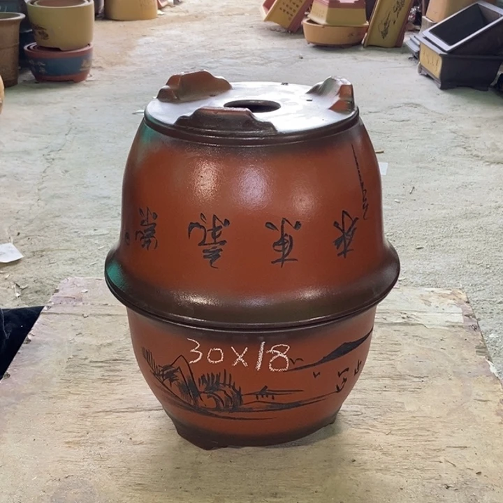 紫砂花盆紫砂紫砂