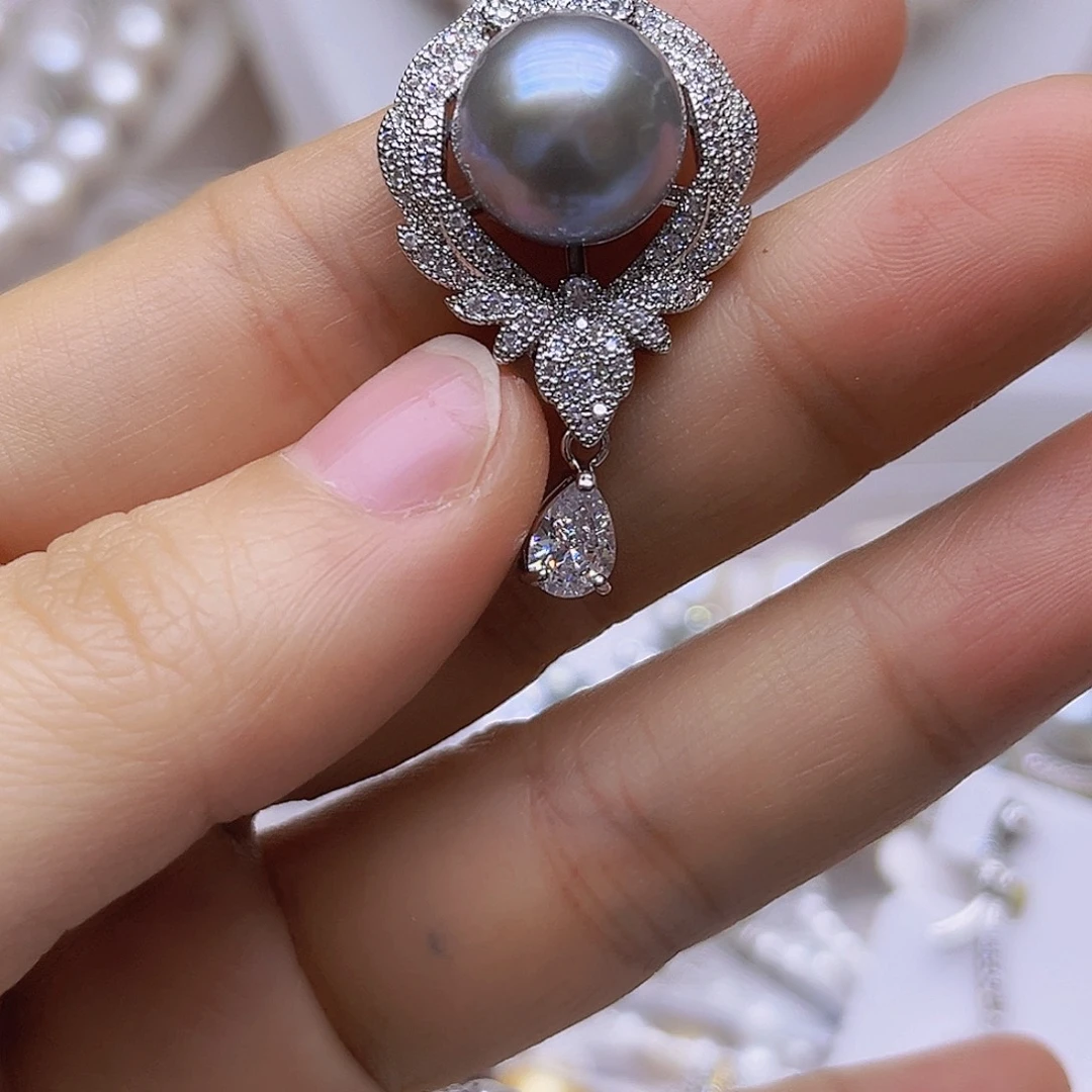 吊坠耳钉淡水珍珠未镶嵌