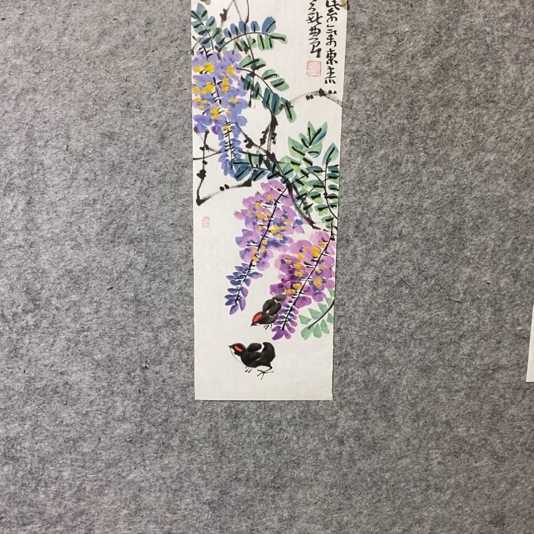 国画缪新农国画花鸟作品
