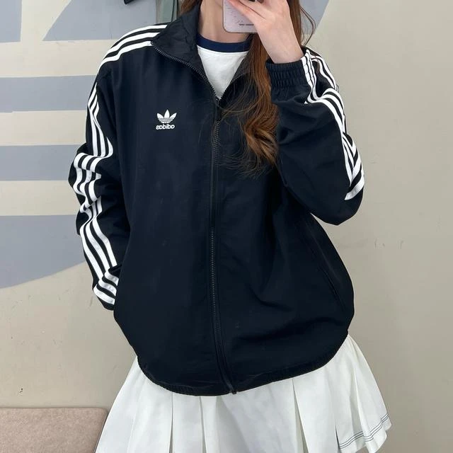 adidas阿迪达斯三叶草男女外套2025新款梭织运动休闲时尚宽松夹克