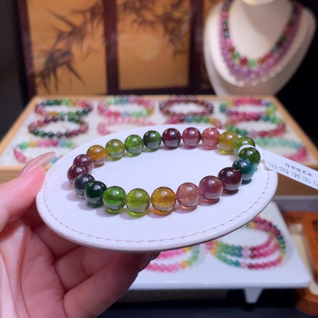 未镶嵌手链碧玺碧玺