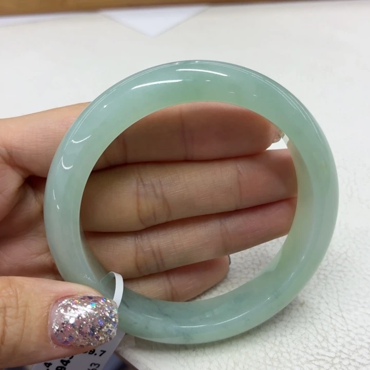 未镶嵌手镯翡翠缅甸翡翠手镯56.5