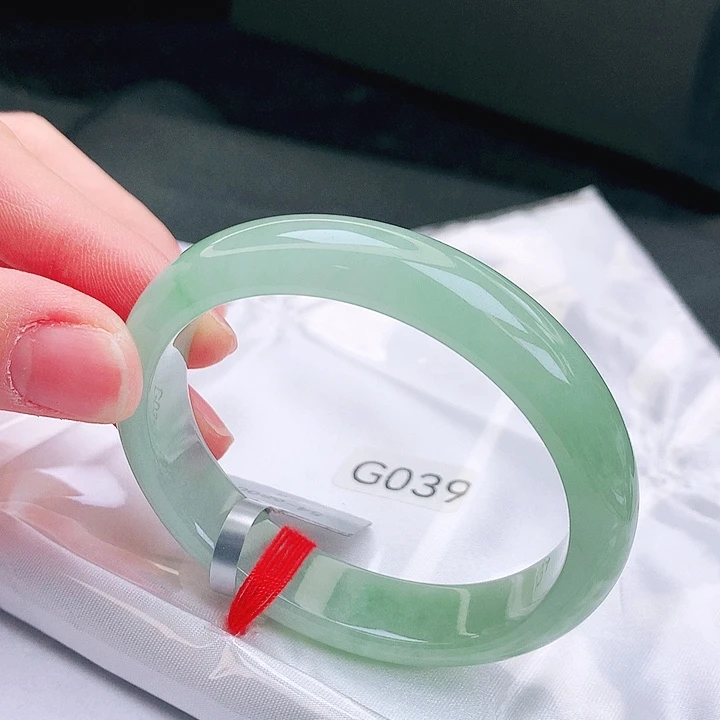 翡翠未镶嵌手镯缅甸天然a货翡翠手镯54贵