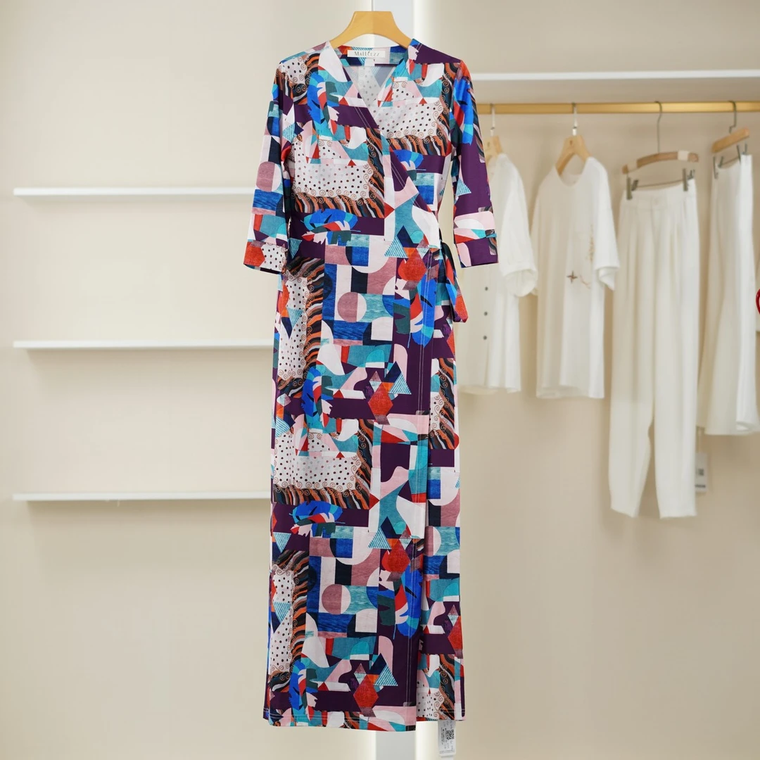 麦迪尚品【设计师】40610114  舒适系带连衣裙夏季女装专柜撤柜