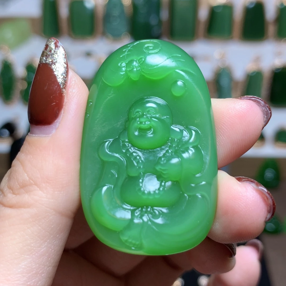 和田玉（碧玉）挂件未镶嵌