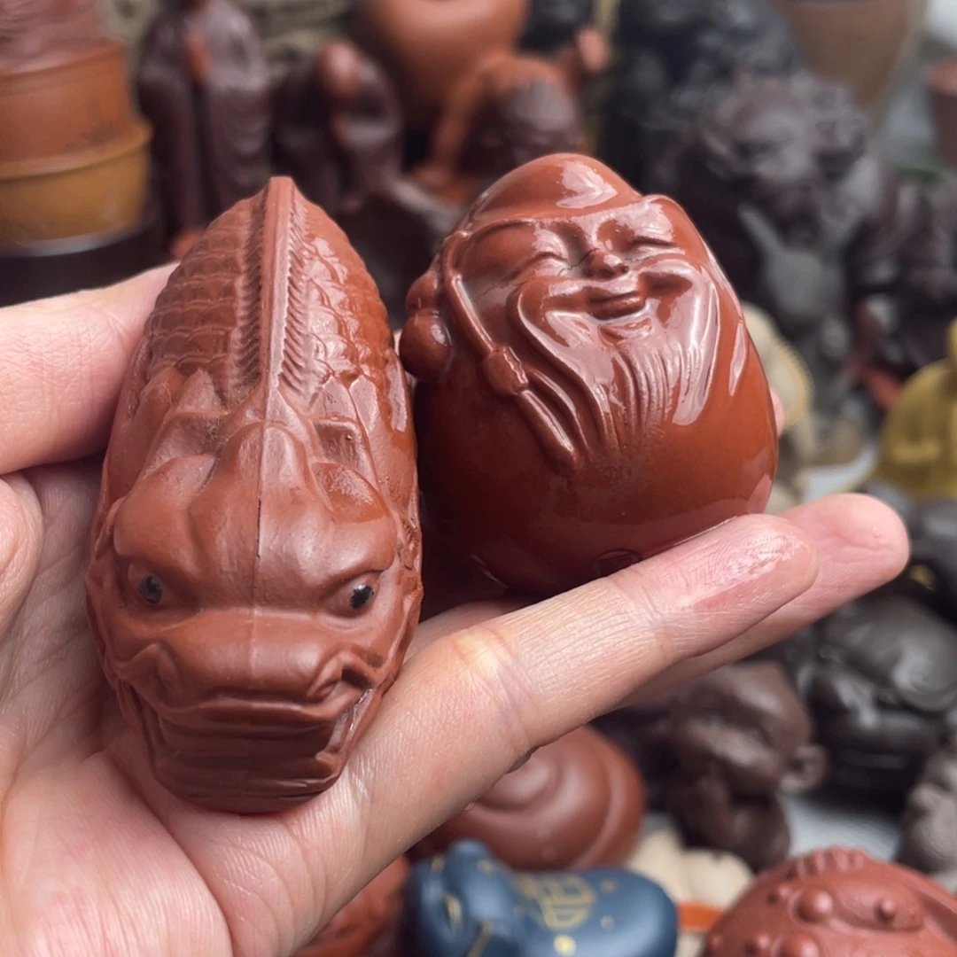 紫砂茶宠紫砂瑕疵