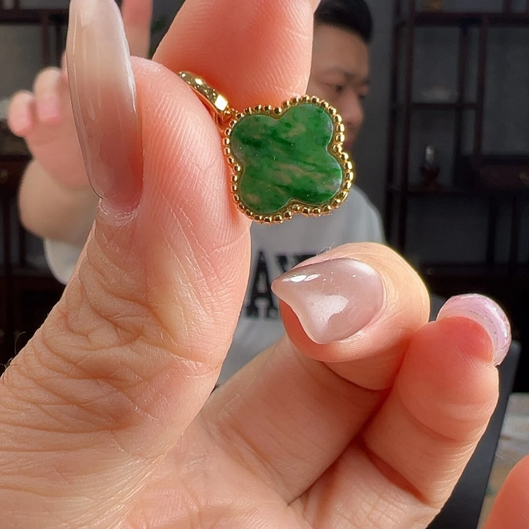 翡翠银S925镶嵌颈饰吊坠21