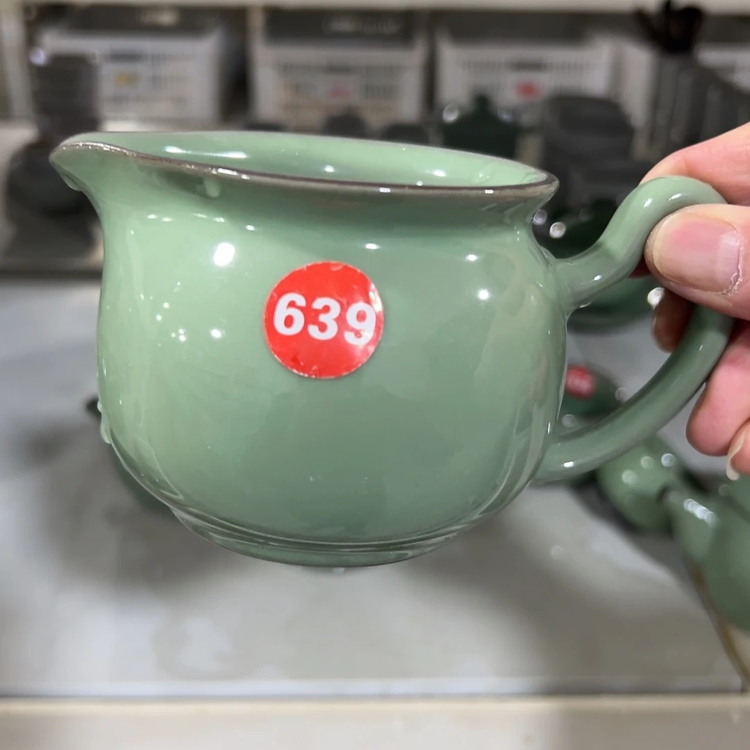 微瑕陶瓷茶壶茶杯家用