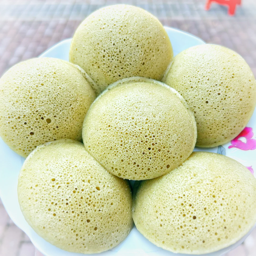 贵州农家荞麦苦荞发糕苦荞粑粑苦味原味荞面发糕产地早餐杂粮