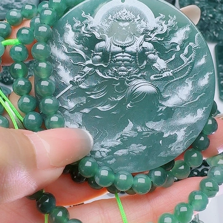 颈饰未镶嵌翡翠多样性发其一