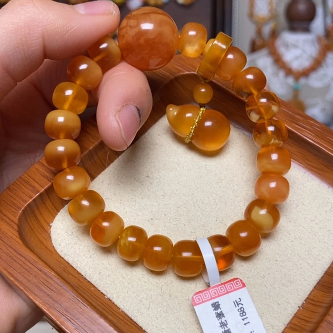 【闪购商品】手链蜜蜡未镶嵌手串