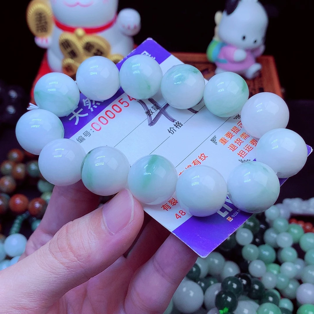 翡翠未镶嵌毛衣链