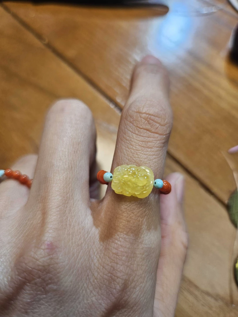 貔貅戒指DIY配件原创多样性发货（定制产品不支持七天无理由）