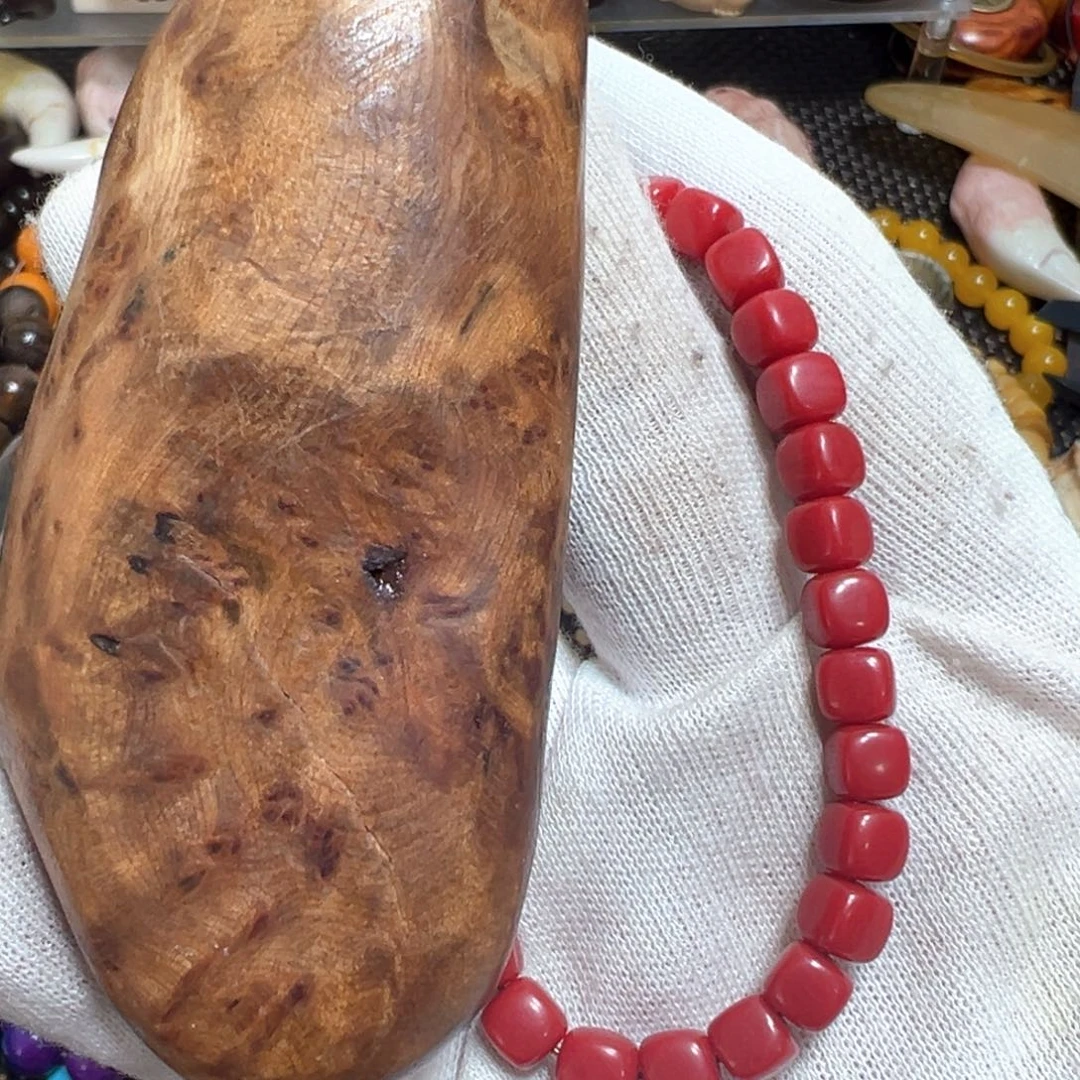 非洲檀香无事牌06单圈手串