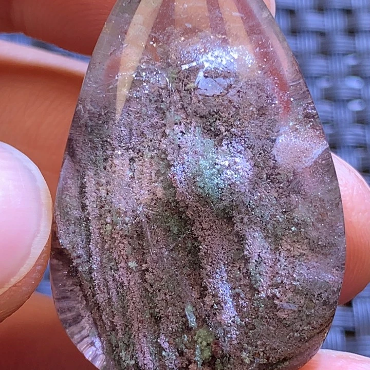 水晶吊坠(不含链)未镶嵌蓝*