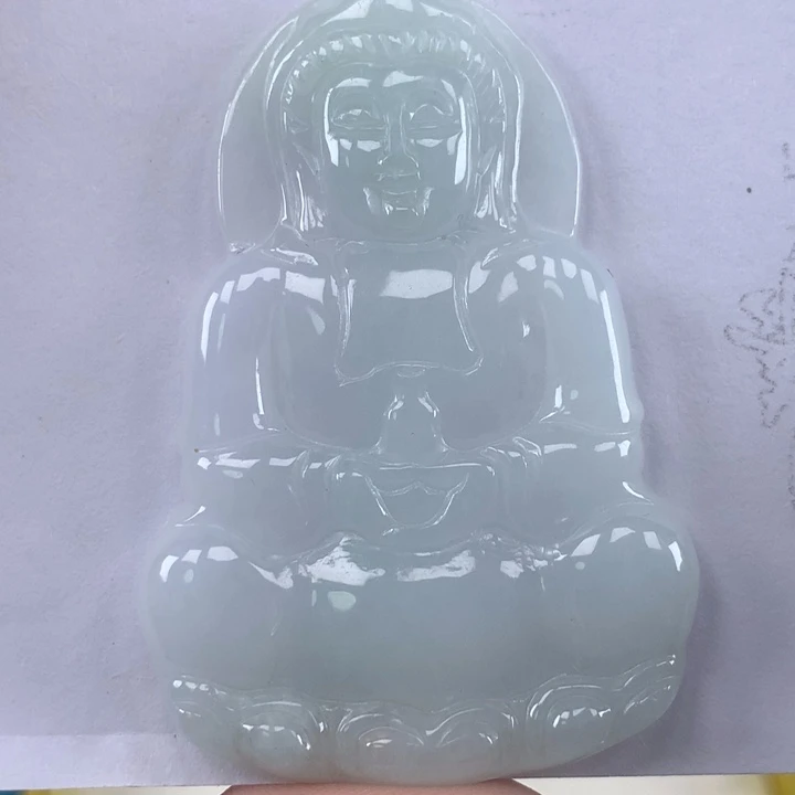 颈饰未镶嵌翡翠观音